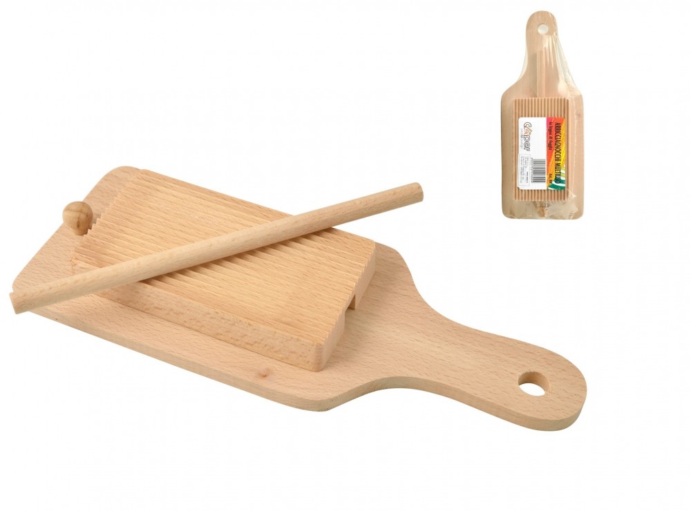Arricciagnocchi-garganelli in legno di faggio