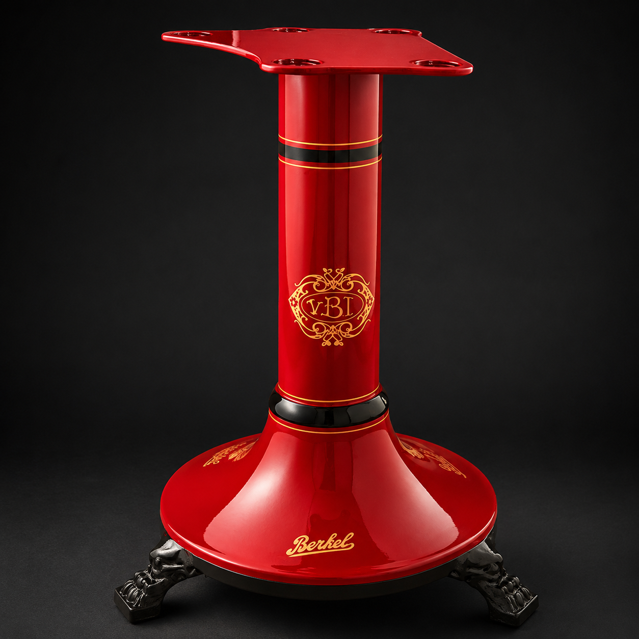 PIEDISTALLO B2 NERO-ROSSO