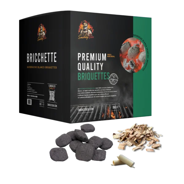 Barbecue Kit Experience Smokey Ben 8 kg – Bricchette e kit affumicatura BBQ