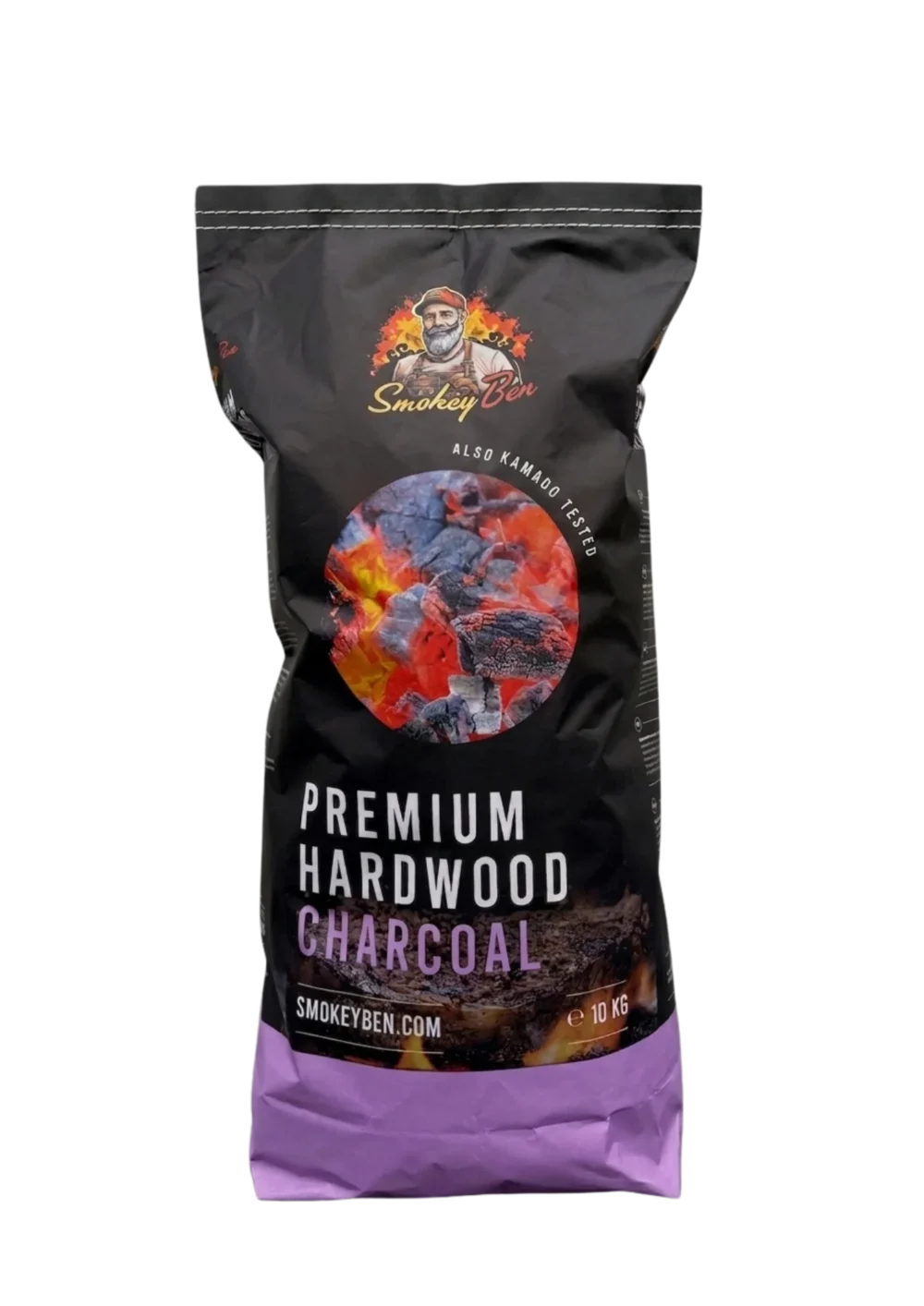 Premium Hardwood Charcoal Smokey Ben 10 kg – Carbone di legna BBQ